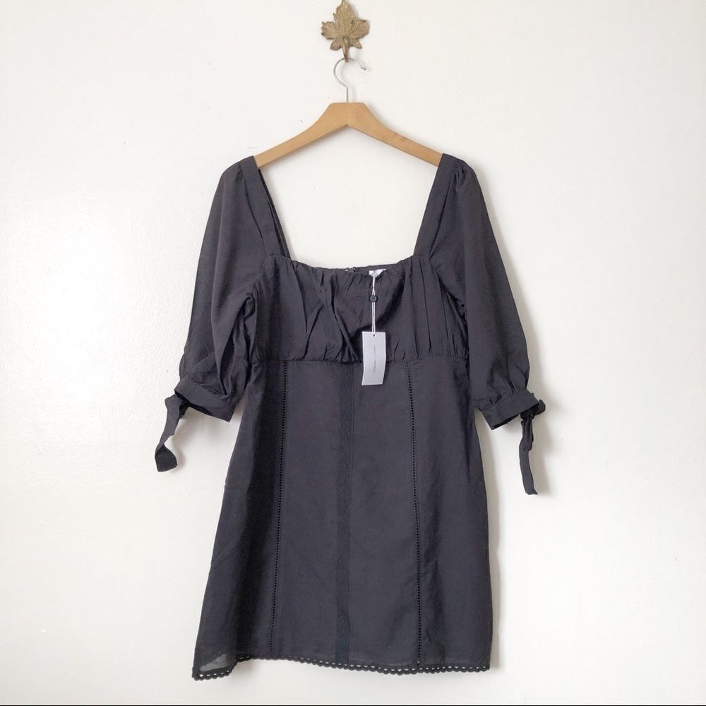 Lovers + Friends Black Jaxon mini dress NWT